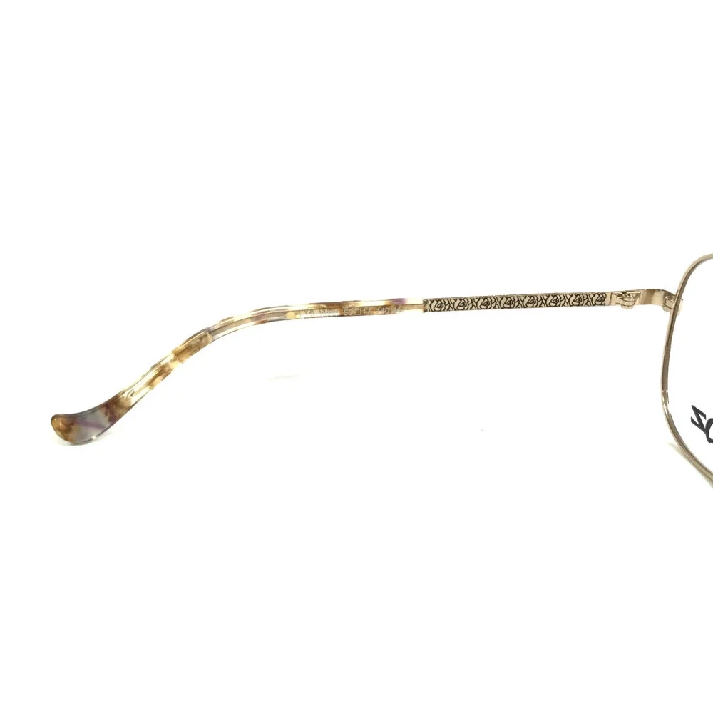 BOZ by JF Rey Eyeglasses Frames LYA 0050 Black Gold Tortoise Wire Rim 53-17-140